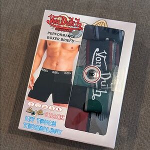 VON DUTCH Icy Touch Technology Performance Boxer Briefs 5pack S NWT